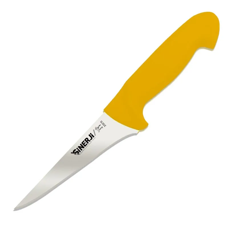 Sinerji Passion No 2 Plastik Saplı Kemik Sıyırma Bıçağı, 16.5 cm, Sarı