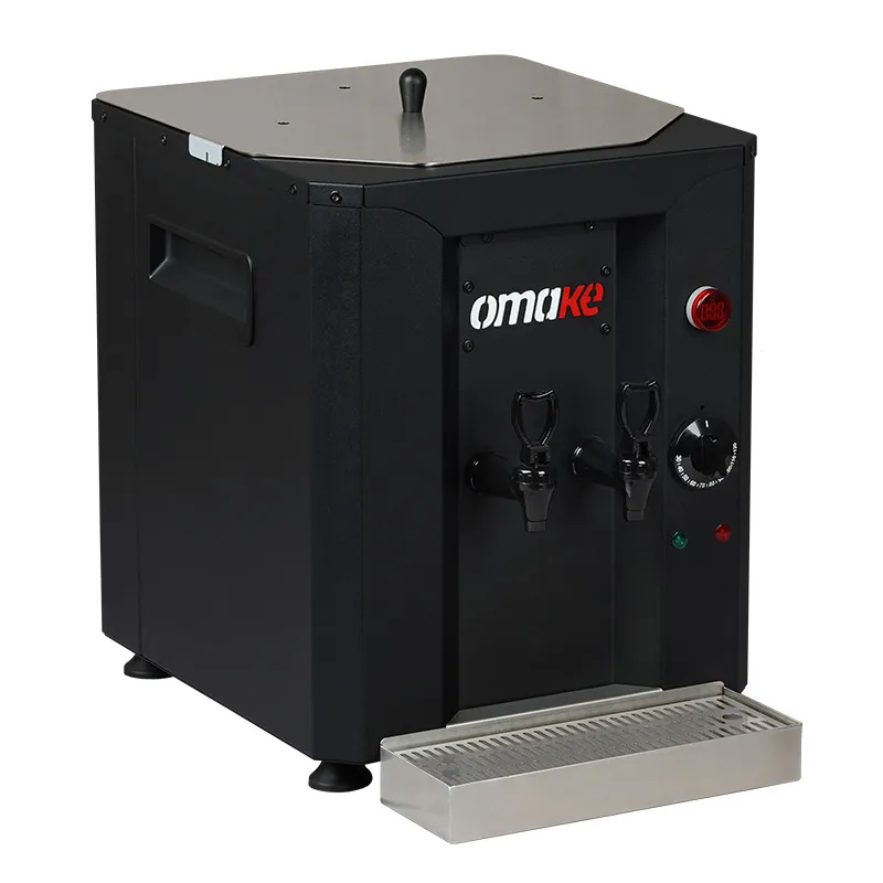 Omake İçten Demlikli Çay Kazanı, 23 L, Elektrikli, Siyah