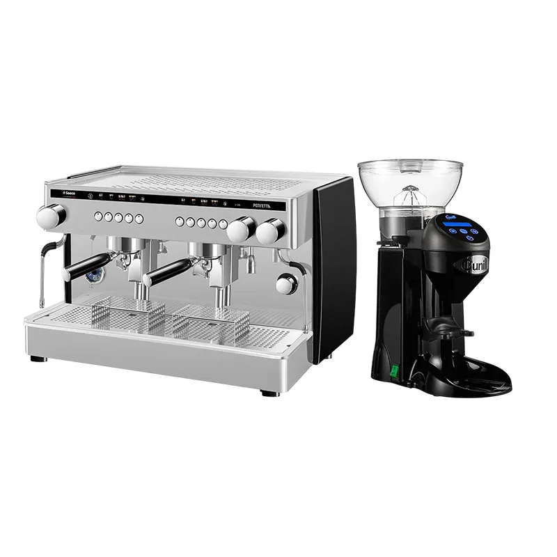 Saeco Perfetta Espresso Kahve Makinesi, Tall Cup, 2 Gruplu, Siyah + Cunill Tranquilo Tron Kahve Değirmeni