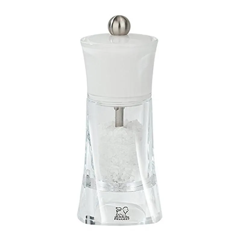 Peugeot Molene Acrylic Tuz Değirmeni, 14 cm, Beyaz