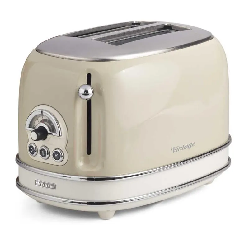Ariete 0155/13 Vintage Ekmek Kızartma Makinesi, Bej