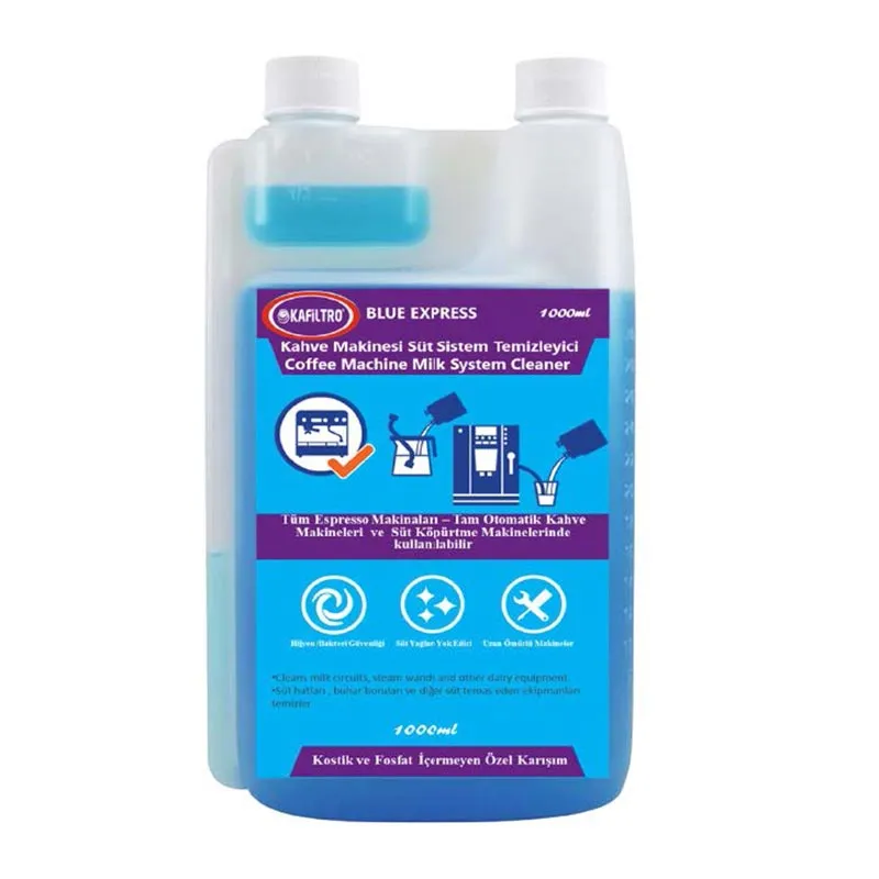 Kafiltro Blue Express Süt Sistemi Temizleyici Solüsyon, 1000 ml