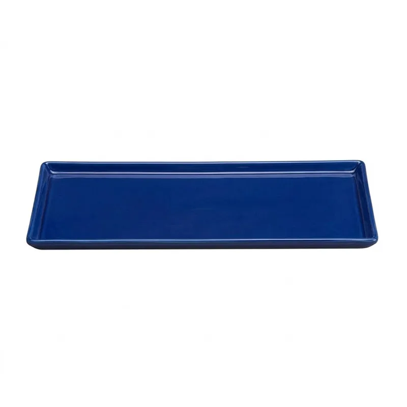 Zicco K-2044 Melamin Teşhir Tabağı, 18x35 cm, Mavi