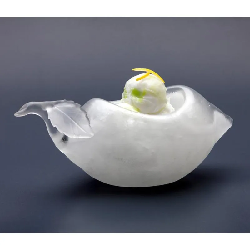 100% Chef Ice Age Limon Termal Sunum Tabağı, 24x10 cm