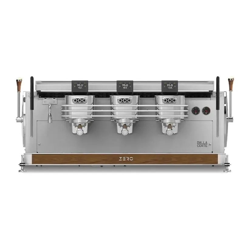 Dalla Corte Zero Classic Espresso Kahve Makinesi, 3 Gruplu, Beyaz Ceviz