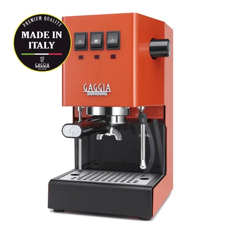 Gaggia RI9481/19 New Classic E24 Metal Espresso Makinesi, Turuncu