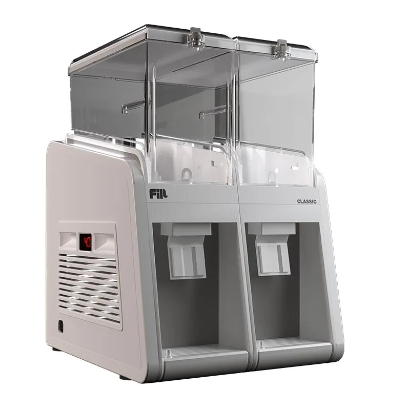 Fill Classic C2-G1 Fıskiyeli Soğuk İçecek Dispenseri, 2x19 L, Beyaz Gri