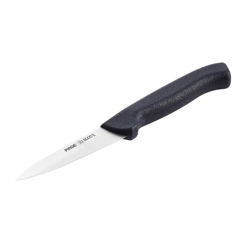 Pirge 38047 Ecco Sivri Sebze Bıçağı, 9 cm, Siyah