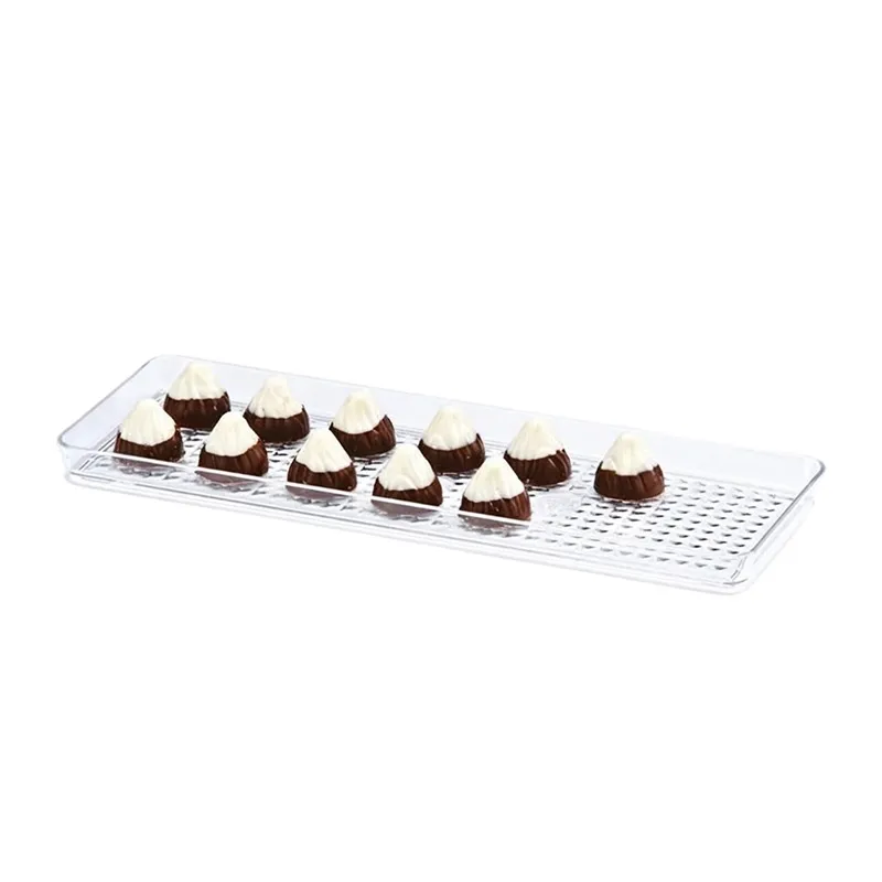 Zicco ZCP-460 Polikarbon Çikolata Teşhir Tepsisi, 10x30 cm