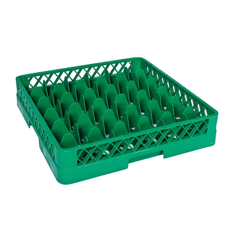 Tribeca Bardak Basketi, 36 Bölmeli, 500x500x100 mm, Yeşil