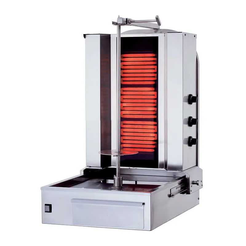 Rinnova KLG170 Döner Ocağı, 3 Radyanlı, Elektrikli, Alttan Motorlu, Hareketli Gövde, Camlı
