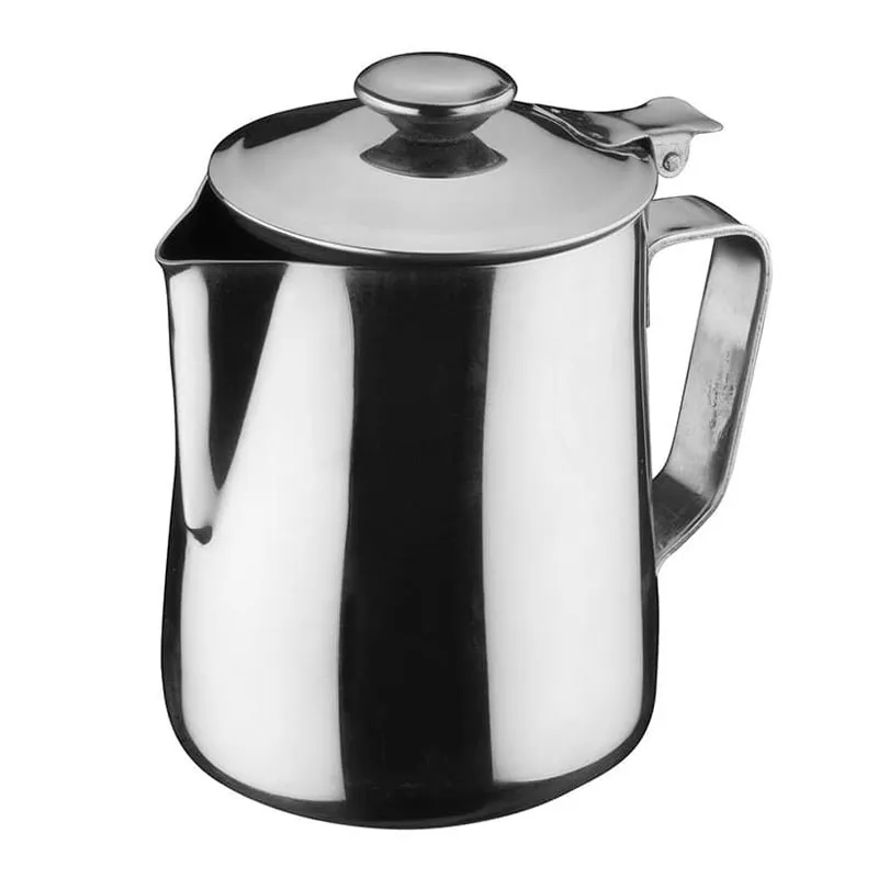 Öztiryakiler Paslanmaz Çelik Kapaklı Süt Potu, 500 ml
