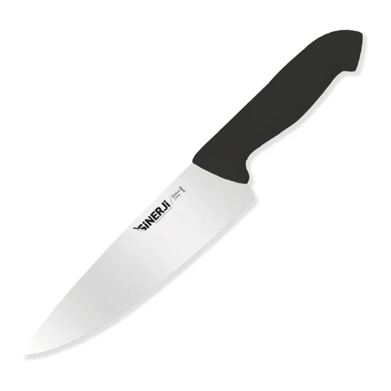 Sinerji Protrend No 2 Plastik Saplı Şef Bıçağı, 20.5 cm, Siyah