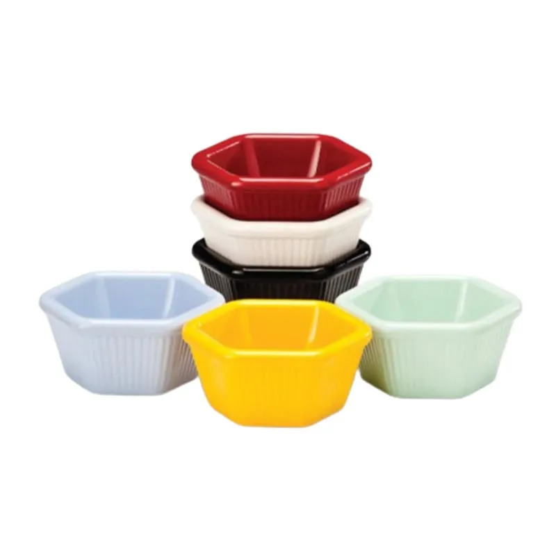 Zicco K-4006 Altıgen Mini Sosluk Reçellik, 7x3 cm, Yeşil