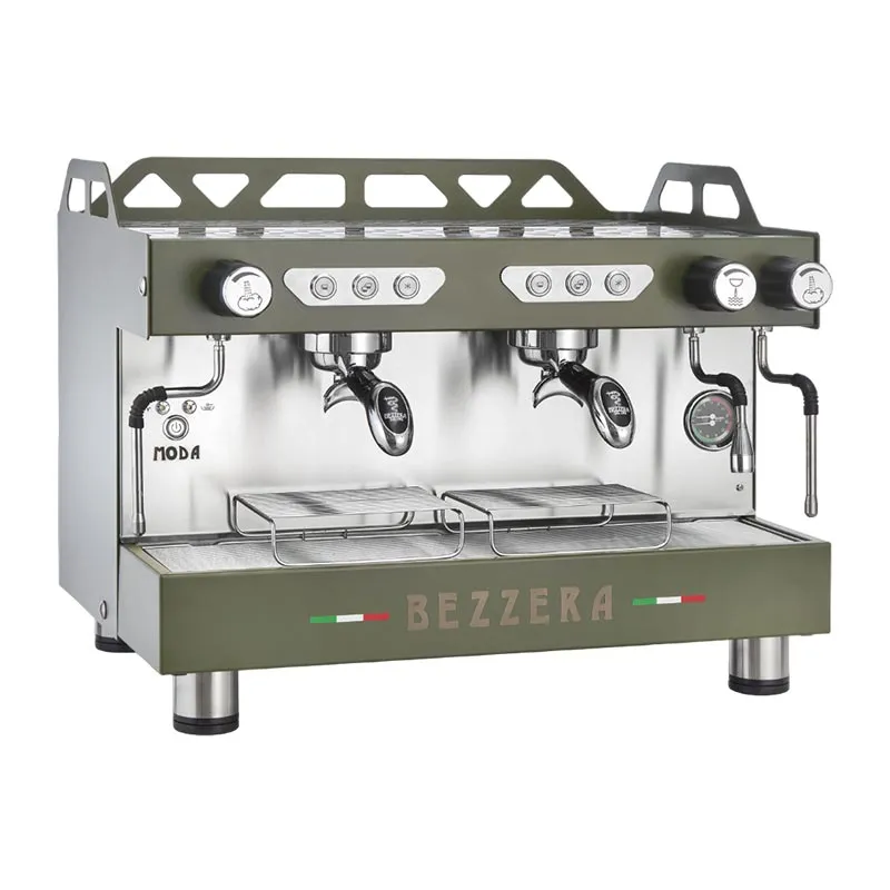 Bezzera MODA DE Tall Cup Tam Otomatik Espresso Kahve Makinesi, 2 Gruplu, Yeşil