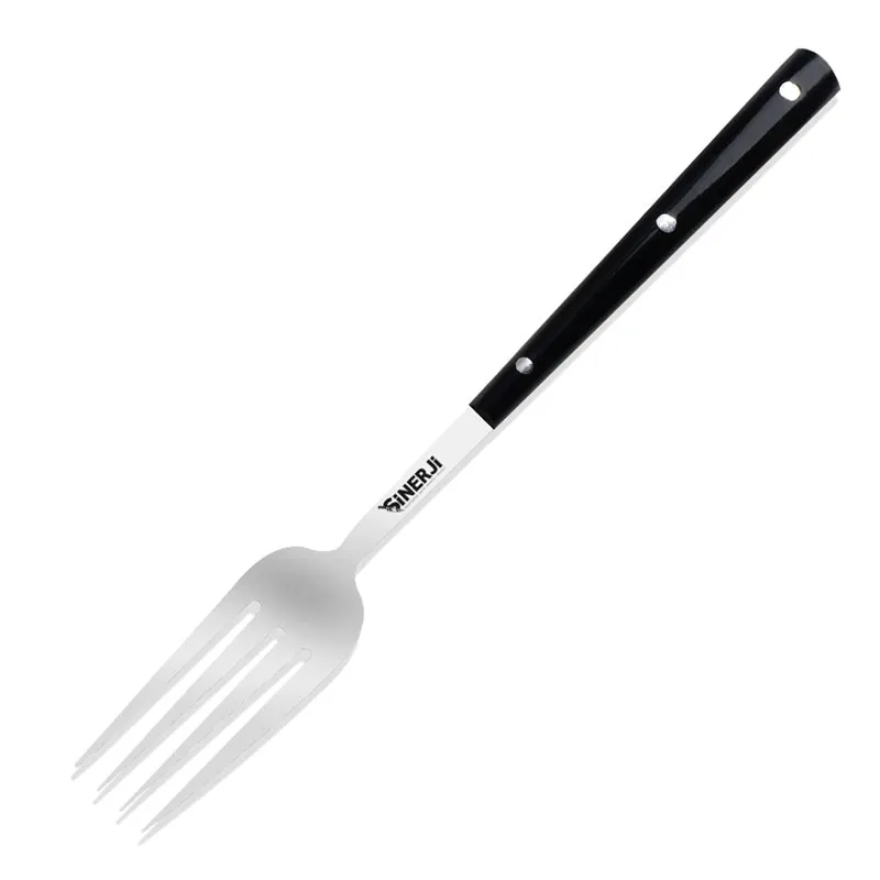 Sinerji Wooden Taş Mika Steak Çatalı