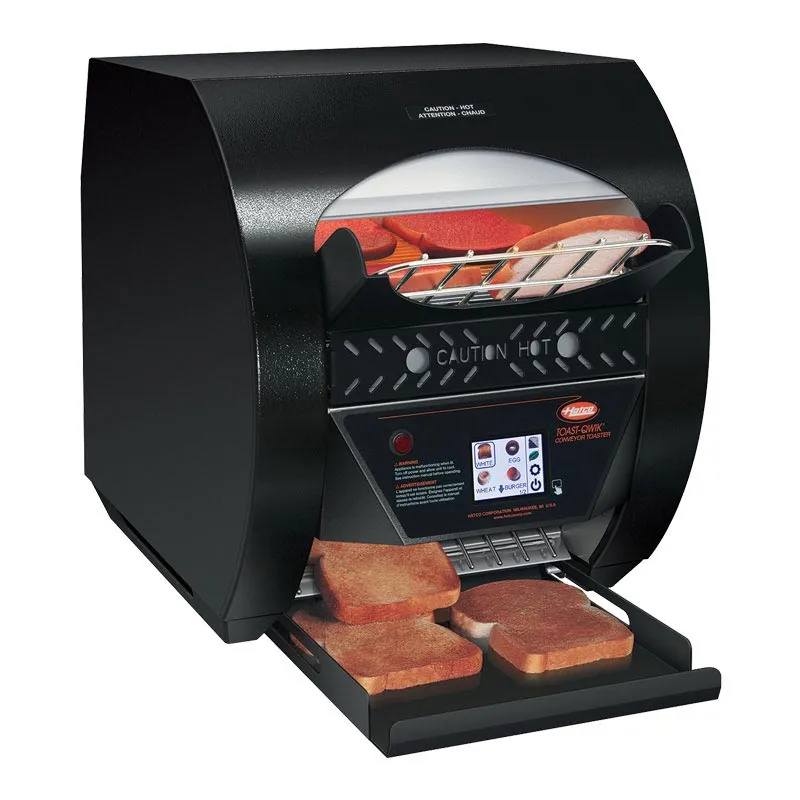 Hatco TQ3-500 Konveyörlü Ekmek Kızartma Makinesi, Siyah