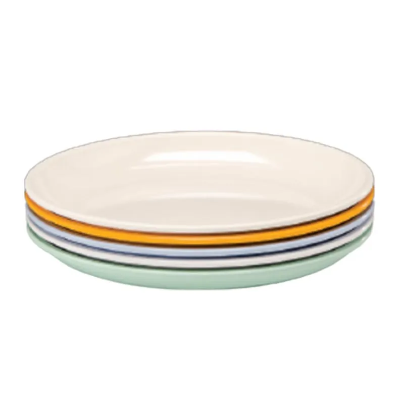 Zicco K-2002 Oval Melamin Teşhir Tabağı, 35x26x4.5 cm, Beyaz