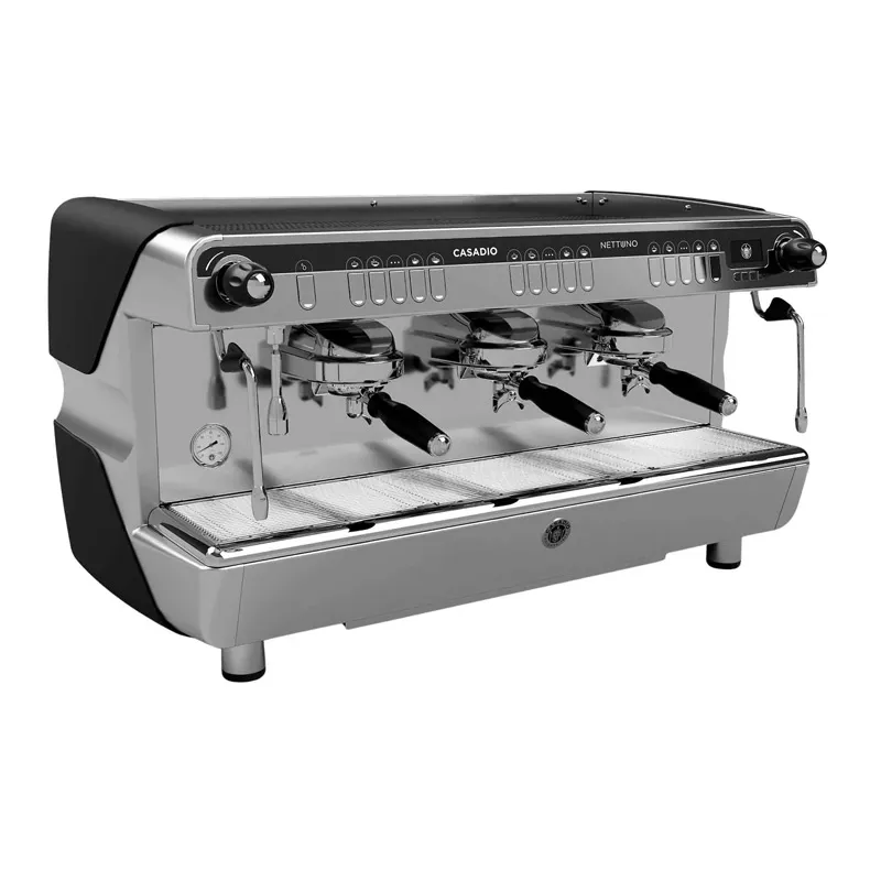 Casadio NETTUNO A3 ES TC Tall Cup Tam Otomatik Espresso Kahve Makinesi, 3 Gruplu, Siyah