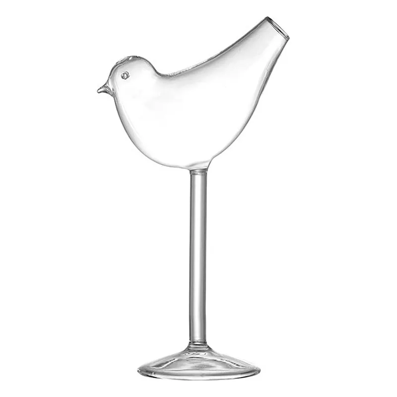 Luxegon Kuş Figürlü Kokteyl Bardağı, 150 ml