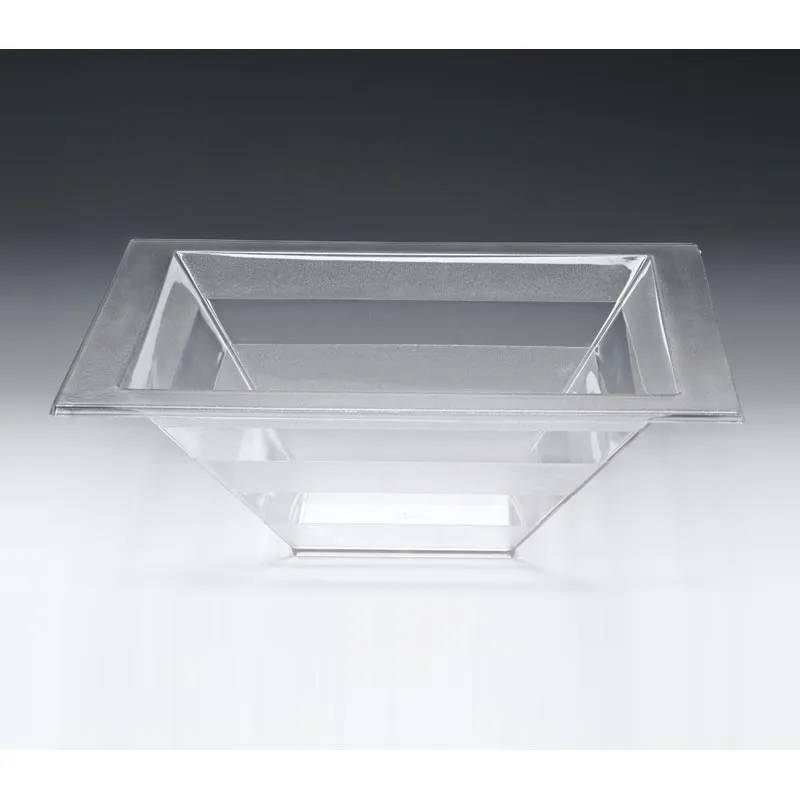 Zicco ZCP-471 Polikarbon Teşhir Kasesi, 44.5x44.5x15.5 cm, Şeffaf