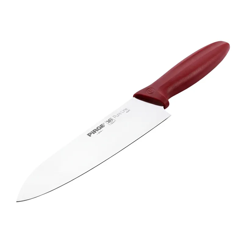 Pirge 46019 Pure Line Şef Bıçağı, 19 cm, Bordo