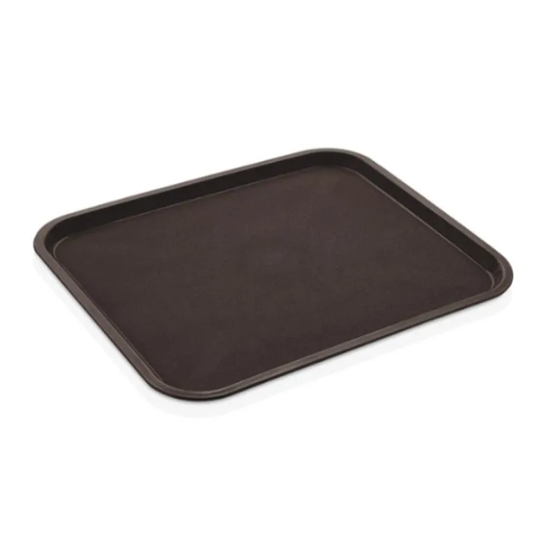 GastroPlast GTPP-3643 Polipropilen Servis Tepsisi, 36x43 cm, Kahverengi