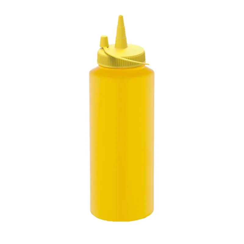 GastroPlast GPSC-500 Kapaklı Fişek Sosluk, 500 ml, Sarı