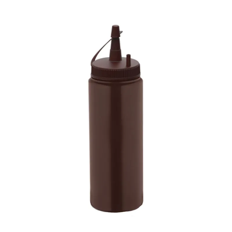 GastroPlast GPSC-250 Kapaklı Fişek Sosluk, 250 ml, Kahverengi