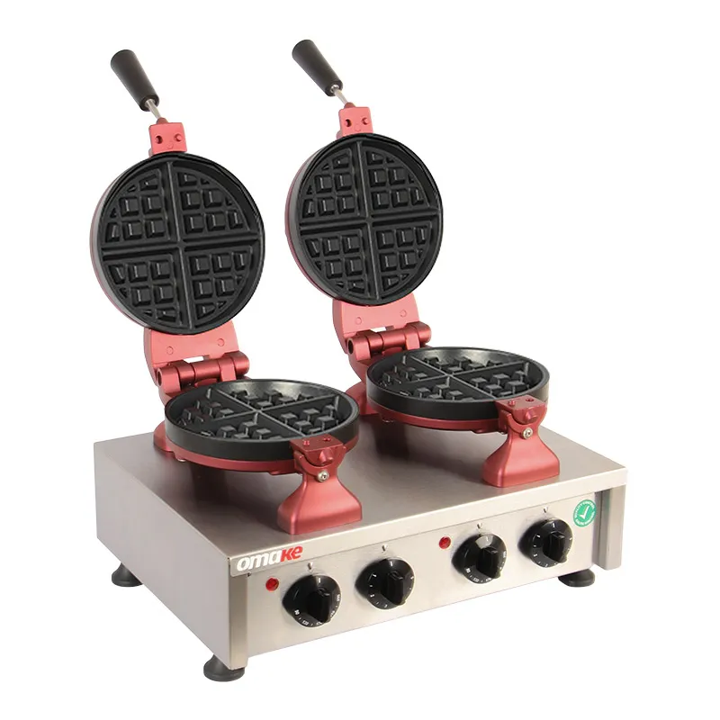 Omake WFL01.E22 Z5F Zamanlayıcılı Kare Model Çiftli Waffle Makinesi, Elektrikli