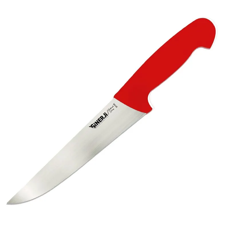 Sinerji Protrend No 5 Plastik Saplı Kasap Bıçağı, 25 cm, Kırmızı