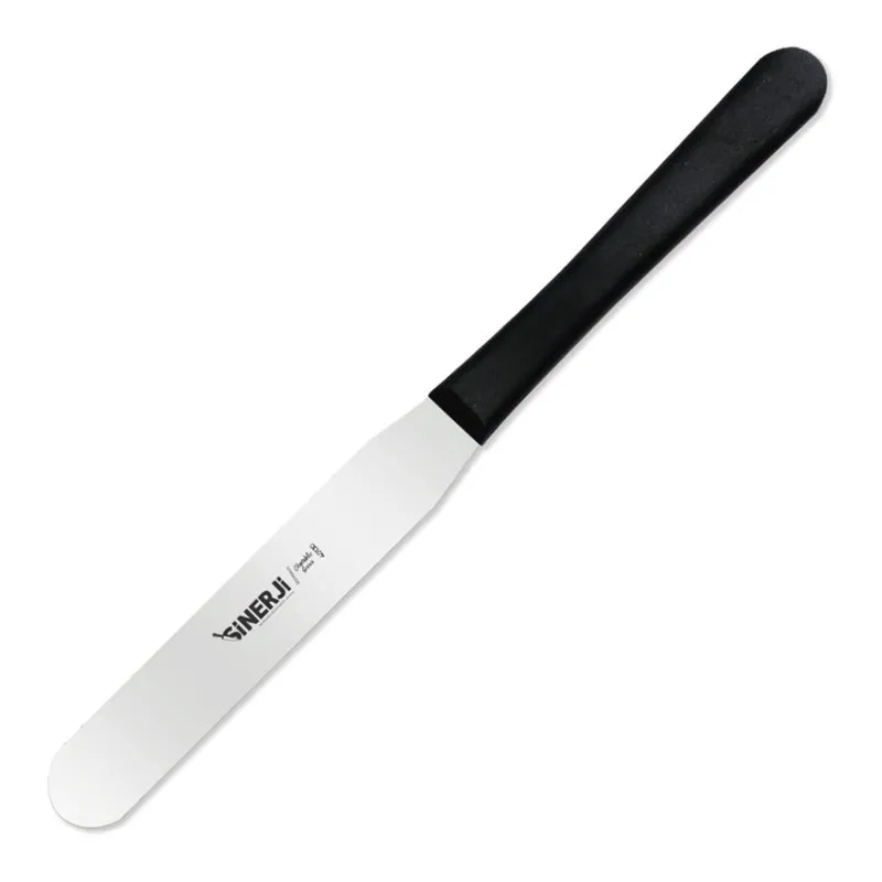 Sinerji Chocolate Plastik Saplı Mini Pasta Paleti, 12 cm, Siyah