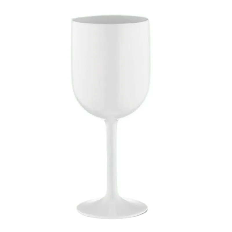 GastroCups GC-08 Polikarbonat Şarap Kadehi, 400 ml, Beyaz