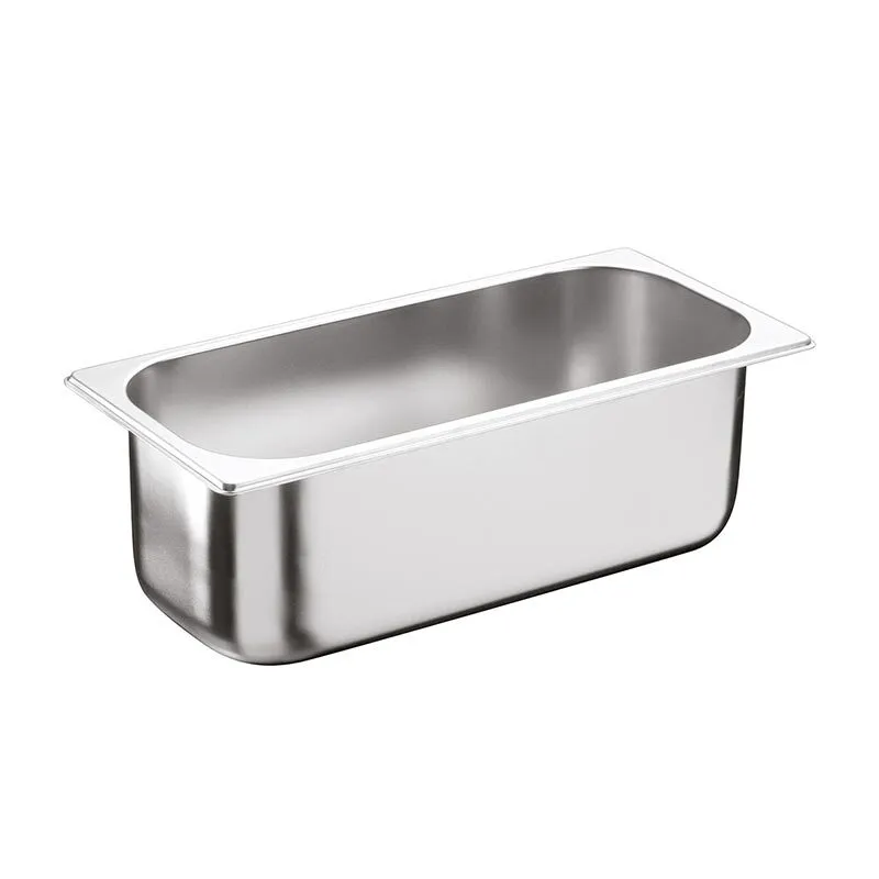 Bilge Inox GN Paslanmaz Çelik Gastronorm Dondurma Kabı, 9 L, 36x17x15 cm