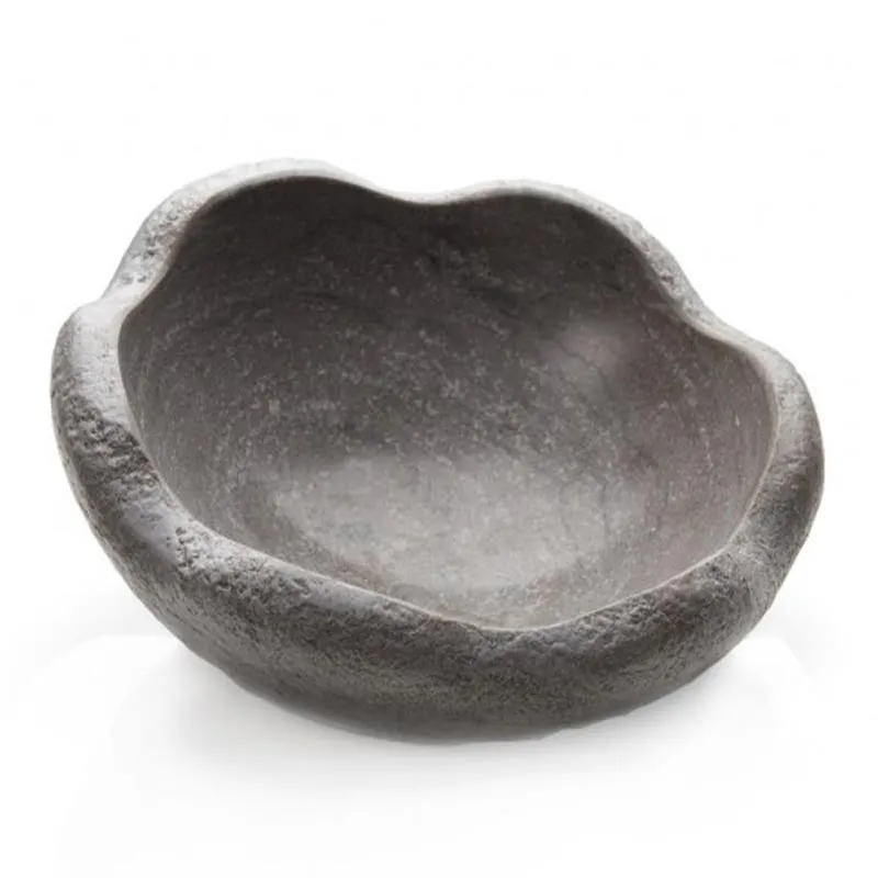 100% Chef Saphere Mermer Tadım Kasesi, 15x8 cm, Gri