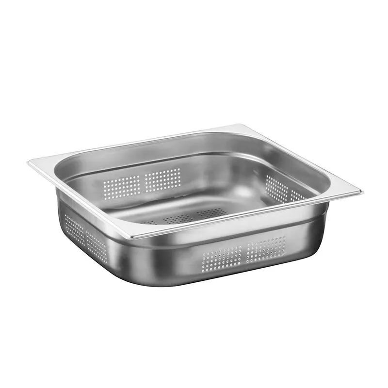 Bilge Inox GN 2/3-150 mm Paslanmaz Çelik Delikli Gastronorm Küvet