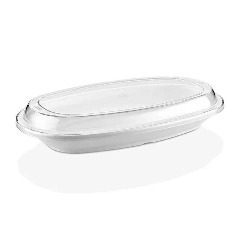 GastroPlast GPL-K34 Polikarbon Kayık Tabak Kapağı, 34 cm