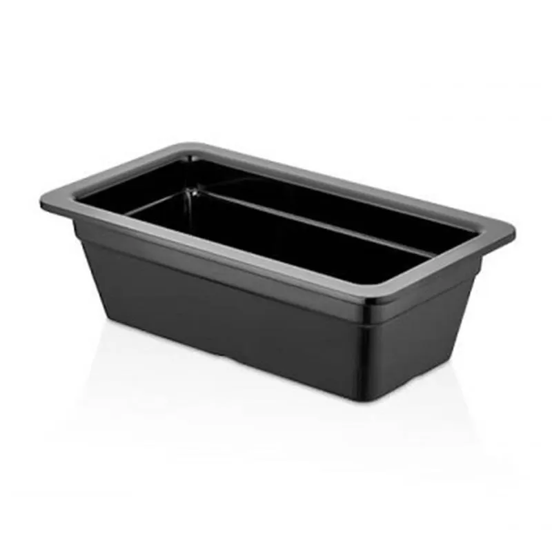 Külsan Thermoset GN 1/3-100 mm Gastronorm Küvet, 2.9 L, Siyah