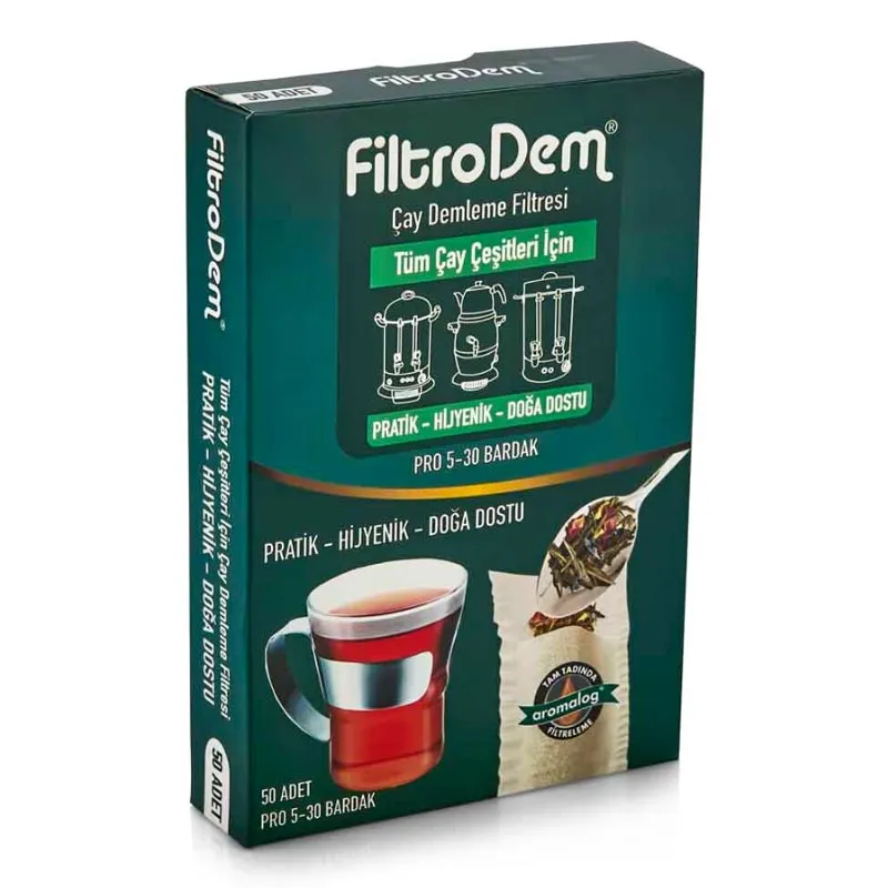FiltroDem PRO 5-30 Fincan Çay Demleme Poşeti