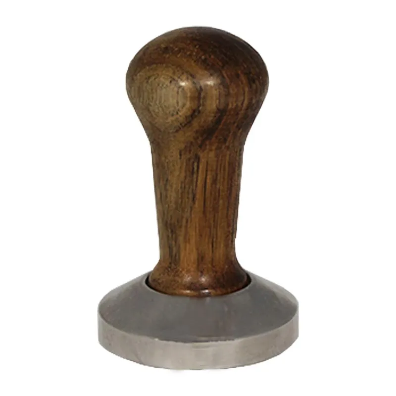 Cafemarkt Ceviz Tamper, Ahşap Saplı, 53 mm