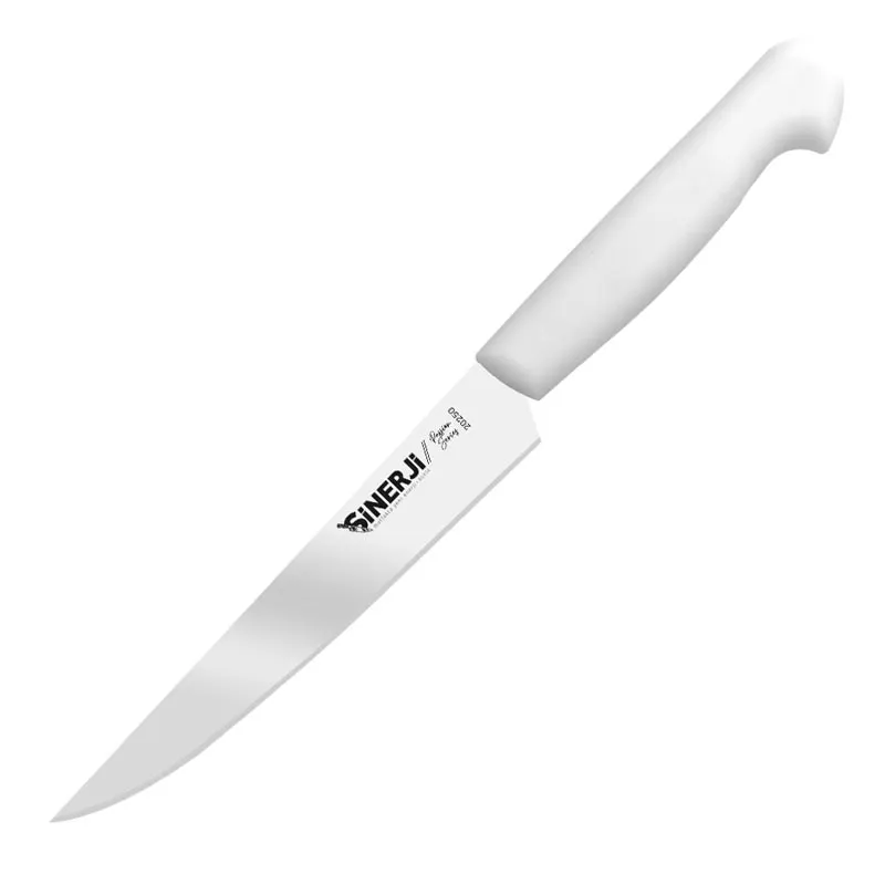 Sinerji Passion Plastik Saplı Orta Peynir Bıçağı, 16 cm, Beyaz
