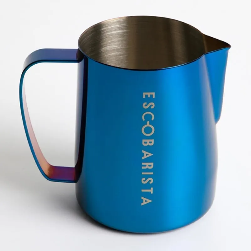 Escobarista Barista Space Latte Pitcher, 600 ml, Saks Mavi