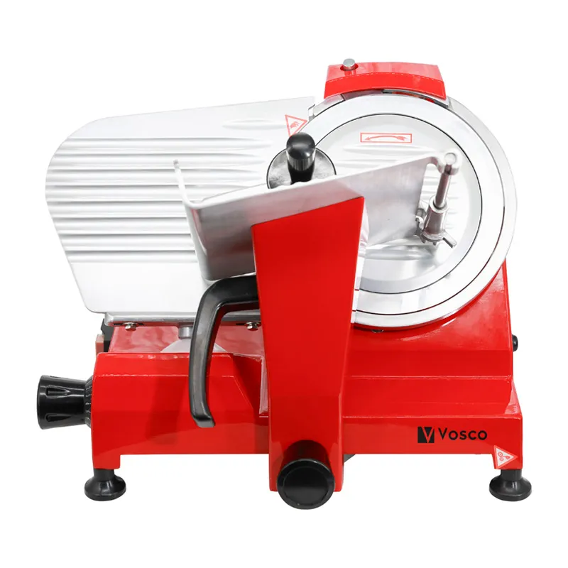 Vosco VSL-300 Yarı Otomatik Gıda Dilimleme Makinesi, 300 mm, Kırmızı