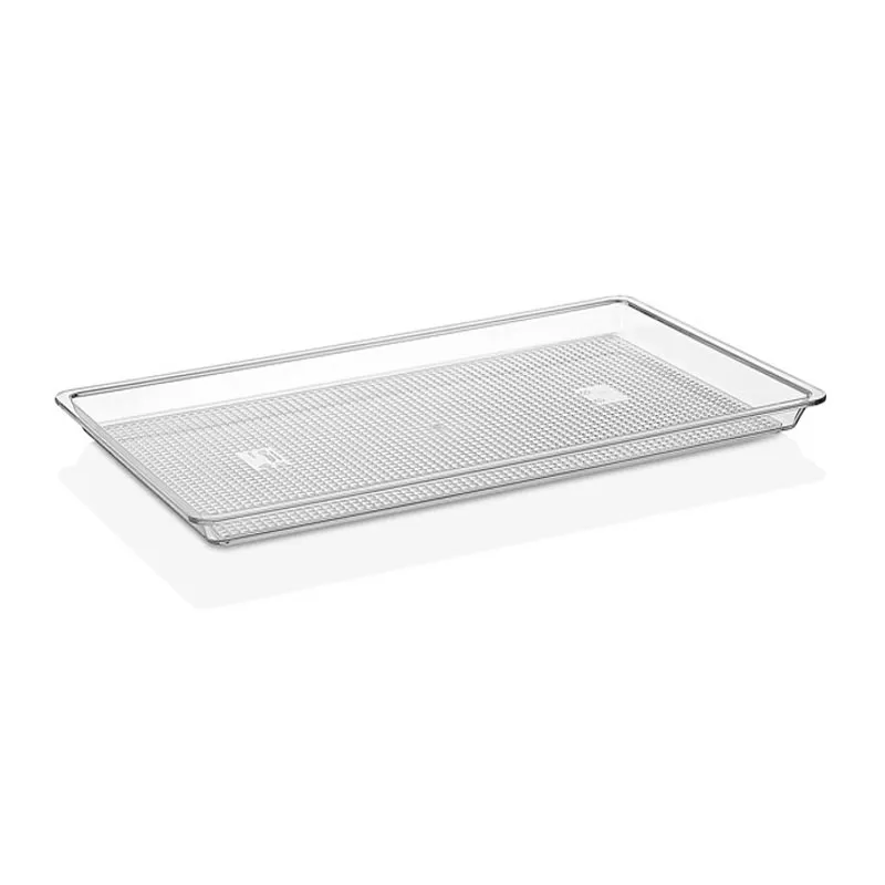 GastroPlast Polikarbon Fanus Tepsisi, 20x26 cm, Şeffaf