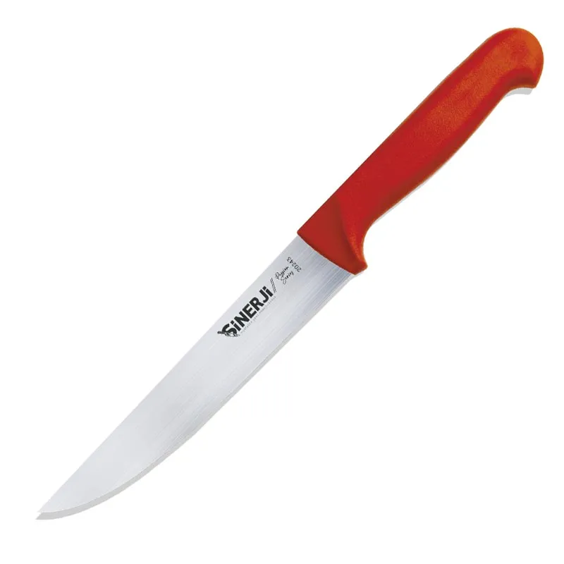 Sinerji Passion Plastik Saplı Mutfak Bıçağı, 16 cm, Kırmızı