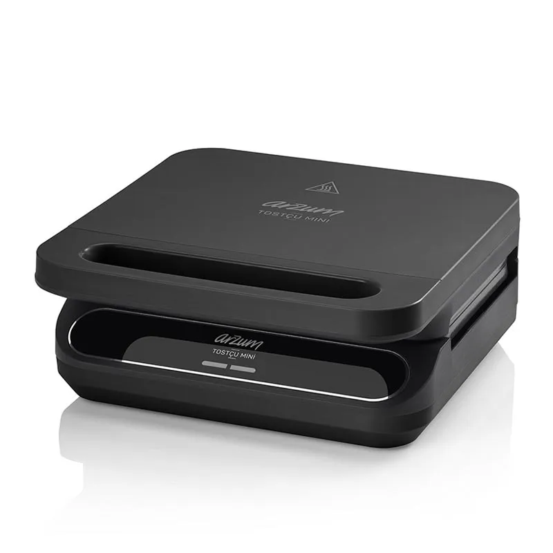 Arzum AR2052-S Tostçu Mini Tost Makinesi, Siyah