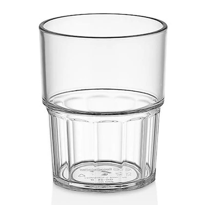 GastroCups İstiflenebilir Bardak, 250 ml, Tritan, Şeffaf