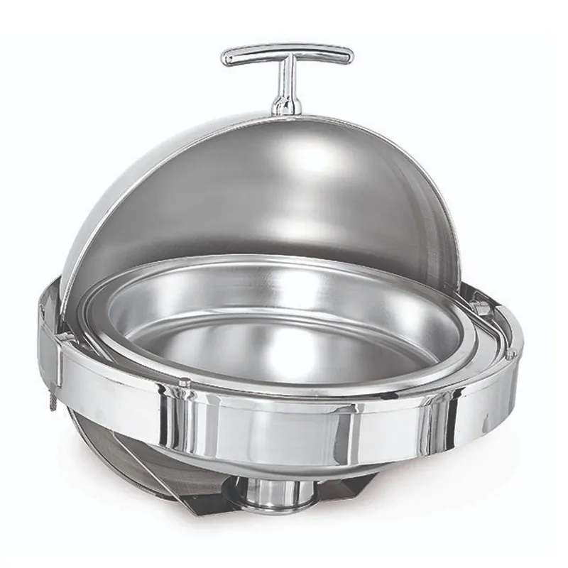 Kapp Delux Yuvarlak Gömme Chafing Dish, 6 L, Jel Yakıtlı