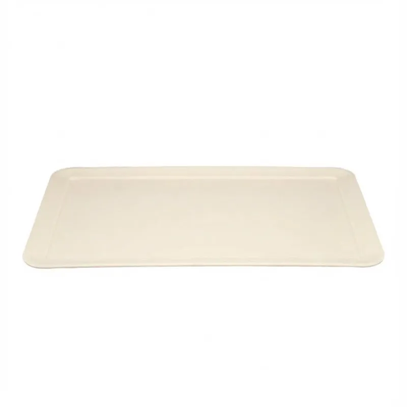 Zicco K-2005 Melamin Teşhir Tepsisi, 61.5x41.5 cm, Krem