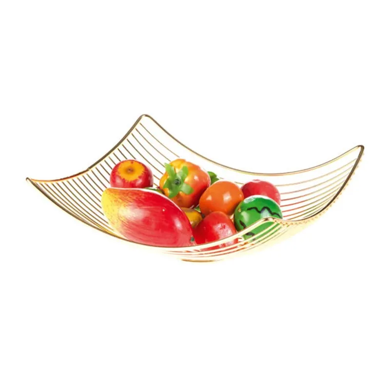 Biradlı GRV-5016 Tel Meyvelik, 32x26x12 cm, Altın